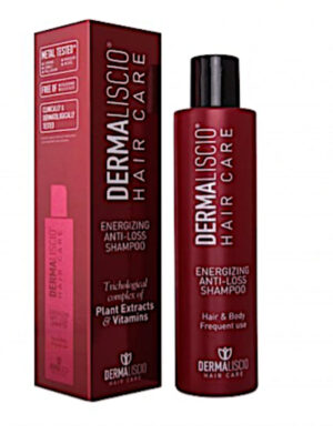 DERMALISCIO ENERGIZUOJANTIS ŠAMPŪNAS NUO PLAUKŲ SLINKIMO,  200ml