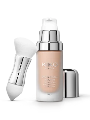 KIKO SKYSTAS DRĖKINANTIS TONINIS KREMAS IR MASKUOKLIS SU SERUMU SPF 30