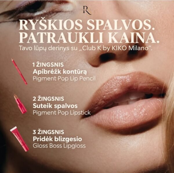 KIKO DRĖKINANTYS LŪPŲ DAŽAI 04